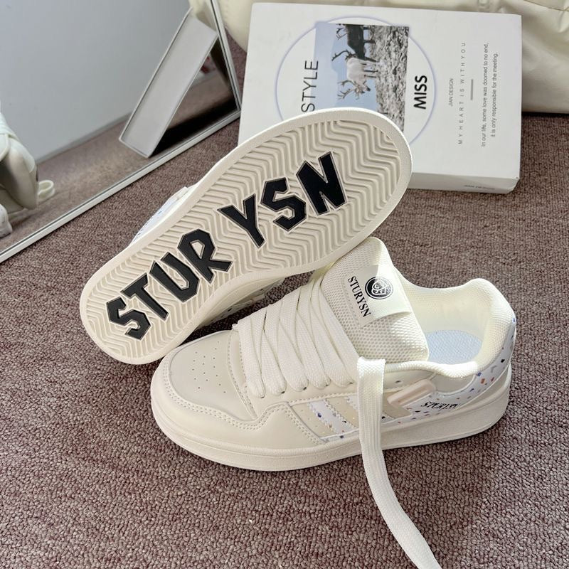 All-matching Fashion Casual Retro Women's Shoes Beige