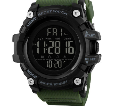 Outdoor Exercise Camouflage Fashion Men's Electronic Watch Army Green