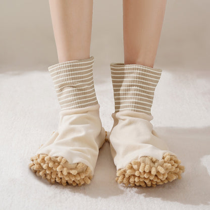Loose Foot Covers For Women Home Socks Light Coffee Free Size