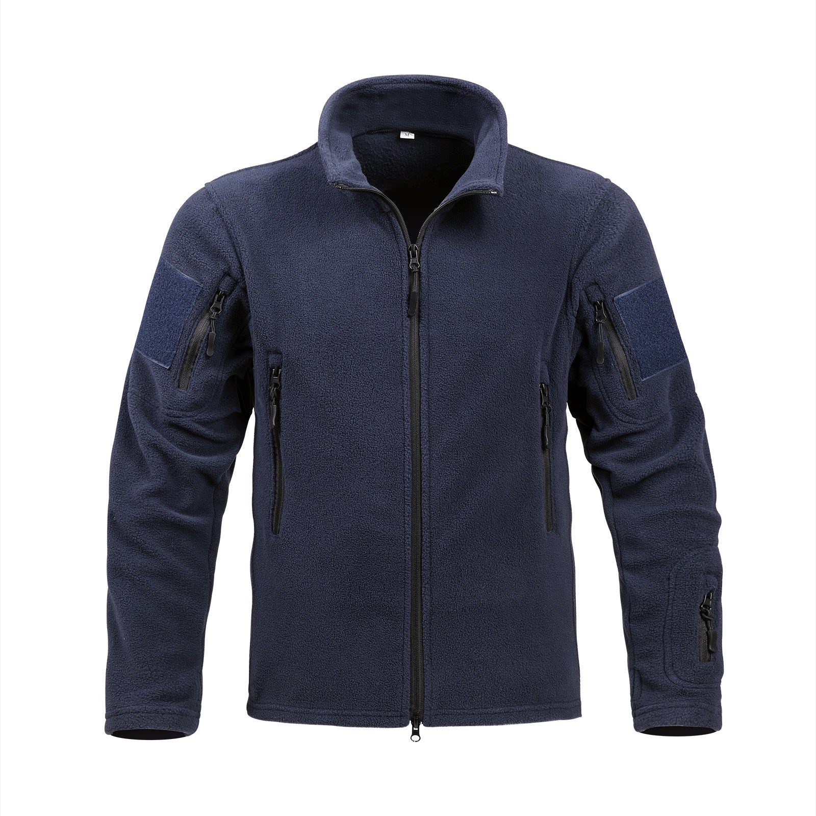 Men's Fleece Jacket Thickened Warm Coat Dark Blue