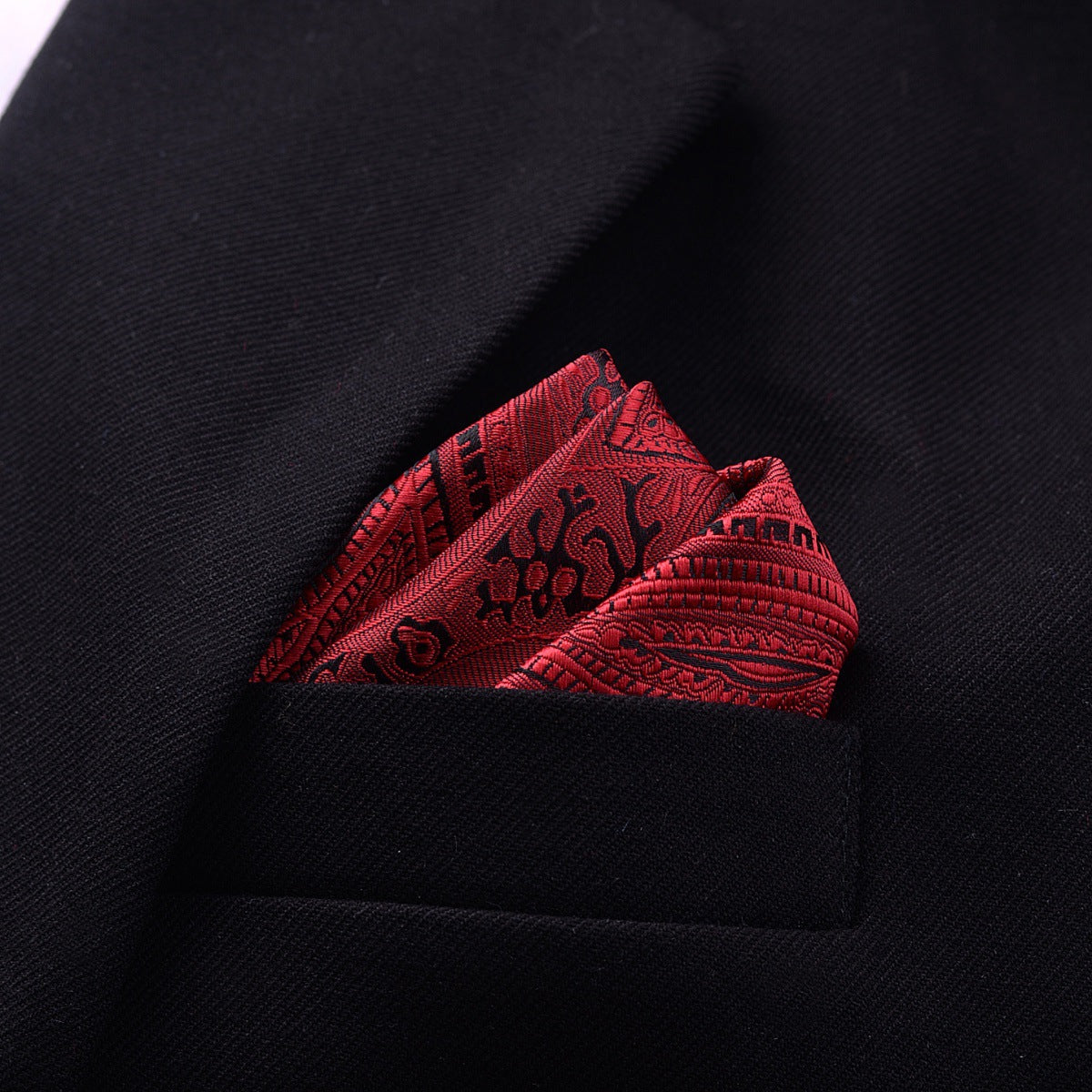 Men's Formal Dress Accessories Business Casual Printing Pocket Square FG05