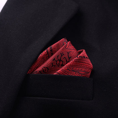 Men's Formal Dress Accessories Business Casual Printing Pocket Square FG05