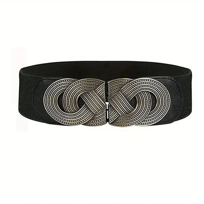 Elegant Retro Metal Buckle Belt Women Model4 75cm