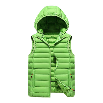 Men's Korean Slim Trendy Vest Light Green