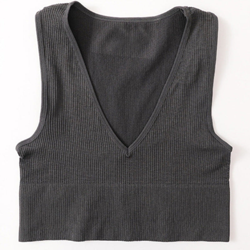 Sexy Off-shoulder Crop Top For Women Dark Gray