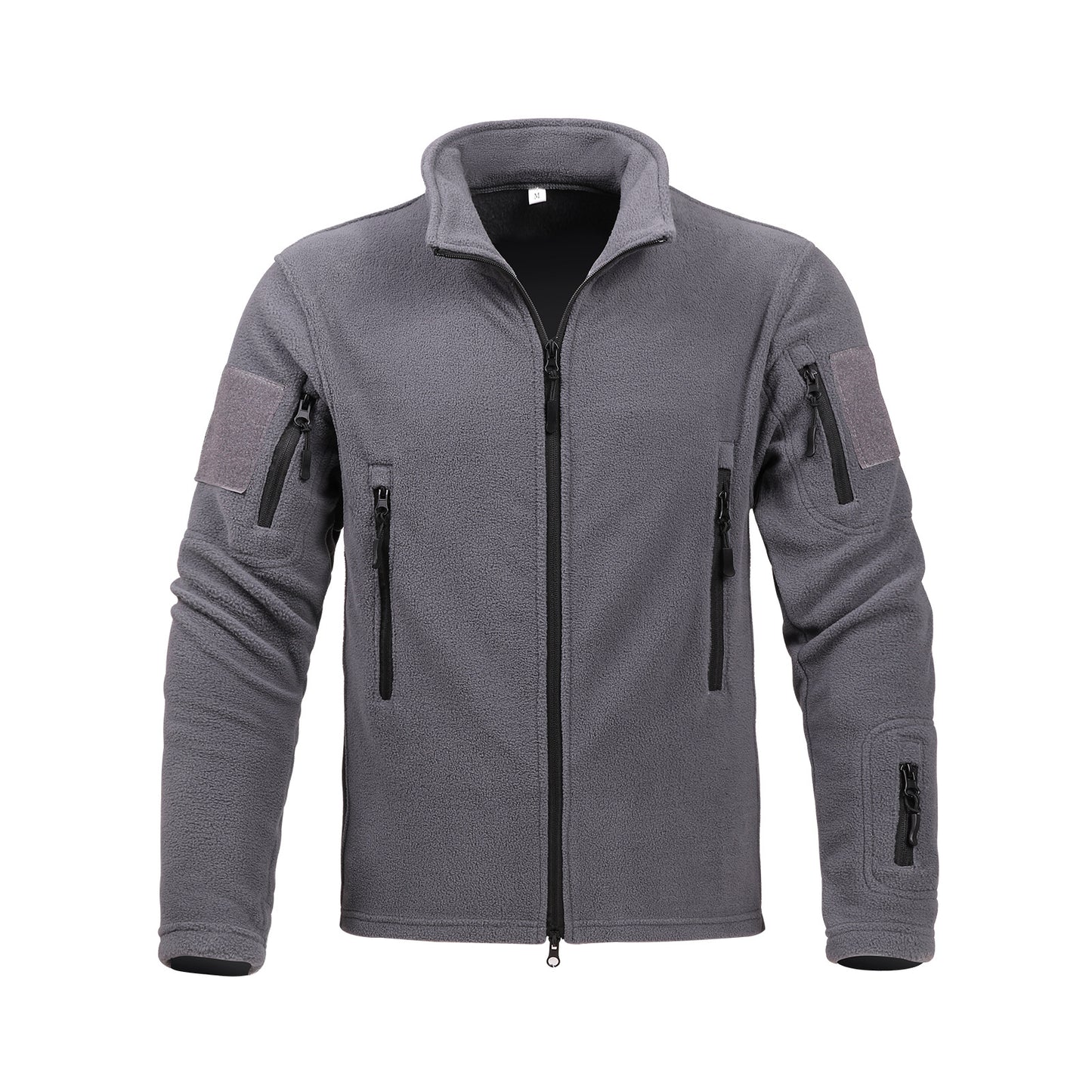 Men's Fleece Jacket Thickened Warm Coat Dark Gray
