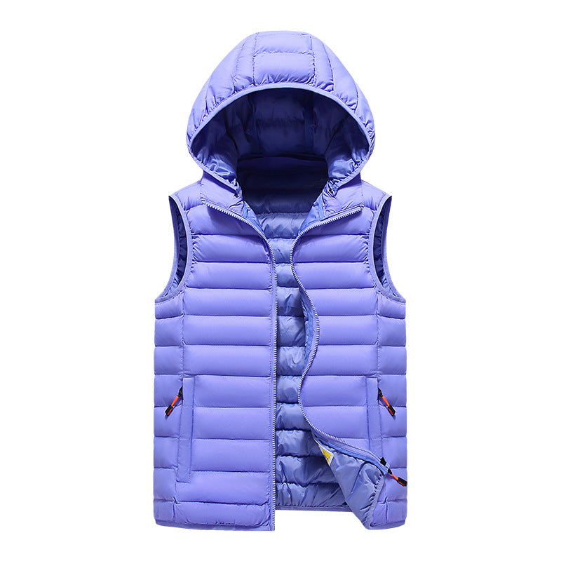 Men's Korean Slim Trendy Vest Violet