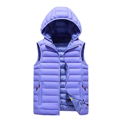 Men's Korean Slim Trendy Vest Violet
