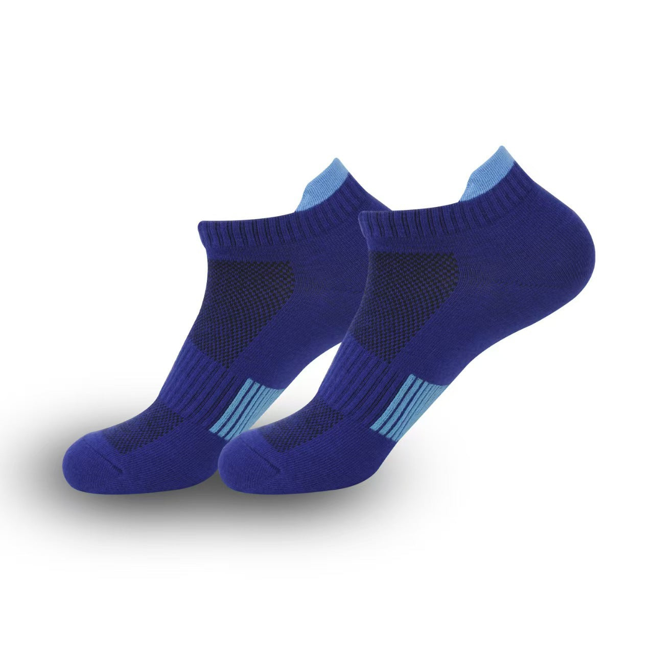 Stretch Socks Outdoor Fitness Running Navy Blue