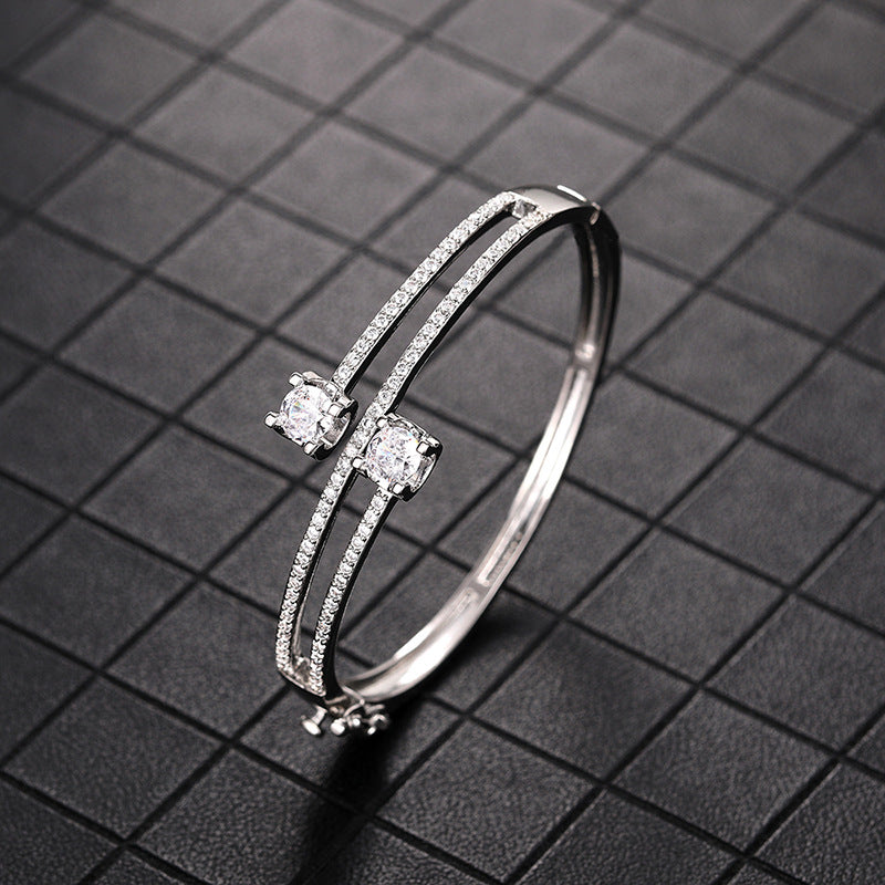 Fashion Multi-layer New Bracelet For Women White Gold Color