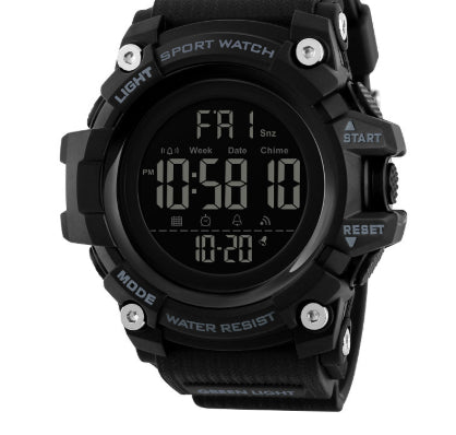Outdoor Exercise Camouflage Fashion Men's Electronic Watch Black