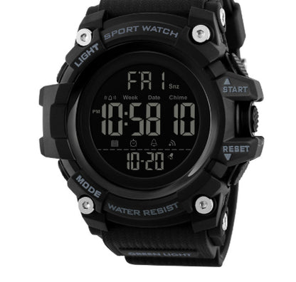 Outdoor Exercise Camouflage Fashion Men's Electronic Watch Black