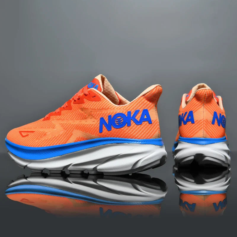 Running Shoes Men Sneakers Marathon Mens Shoes Professional Tennis Race Tranier Cushion Athletic Jogging Shoes Women Footwear A99 orange