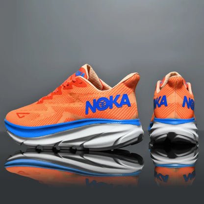 Running Shoes Men Sneakers Marathon Mens Shoes Professional Tennis Race Tranier Cushion Athletic Jogging Shoes Women Footwear A99 orange