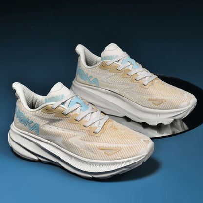 Running Shoes Men Sneakers Marathon Mens Shoes Professional Tennis Race Tranier AirCushion Athletic Sports Shoes Women Footwear A99 beige