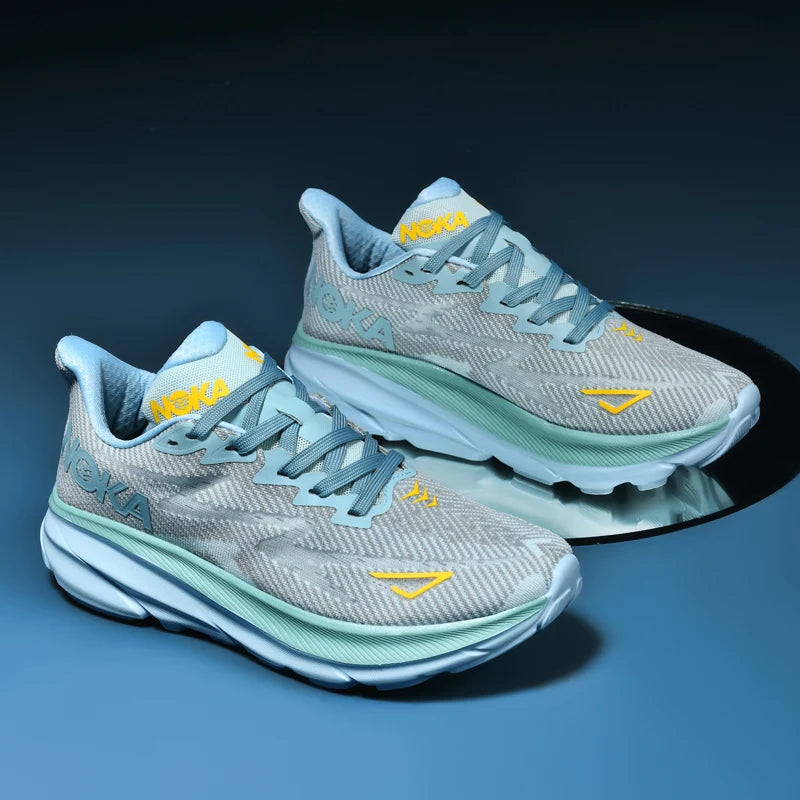 Running Shoes Men Sneakers Marathon Mens Shoes Professional Tennis Race Tranier AirCushion Athletic Sports Shoes Women Footwear A99 sea blue