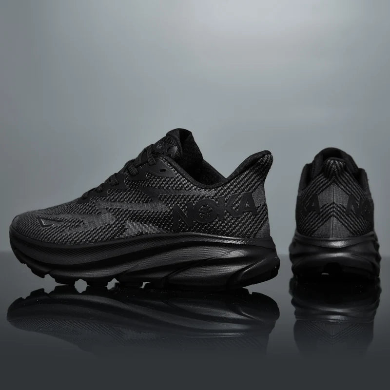 Running Shoes Men Sneakers Marathon Mens Shoes Professional Tennis Race Tranier Cushion Athletic Jogging Shoes Women Footwear A99 all black