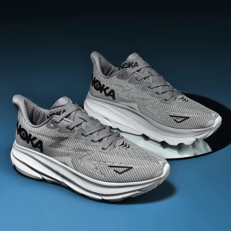 Running Shoes Men Sneakers Marathon Mens Shoes Professional Tennis Race Tranier AirCushion Athletic Sports Shoes Women Footwear A99 grey