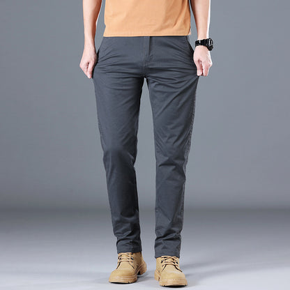 Men's Casual Pants Fashionable And Versatile Gray