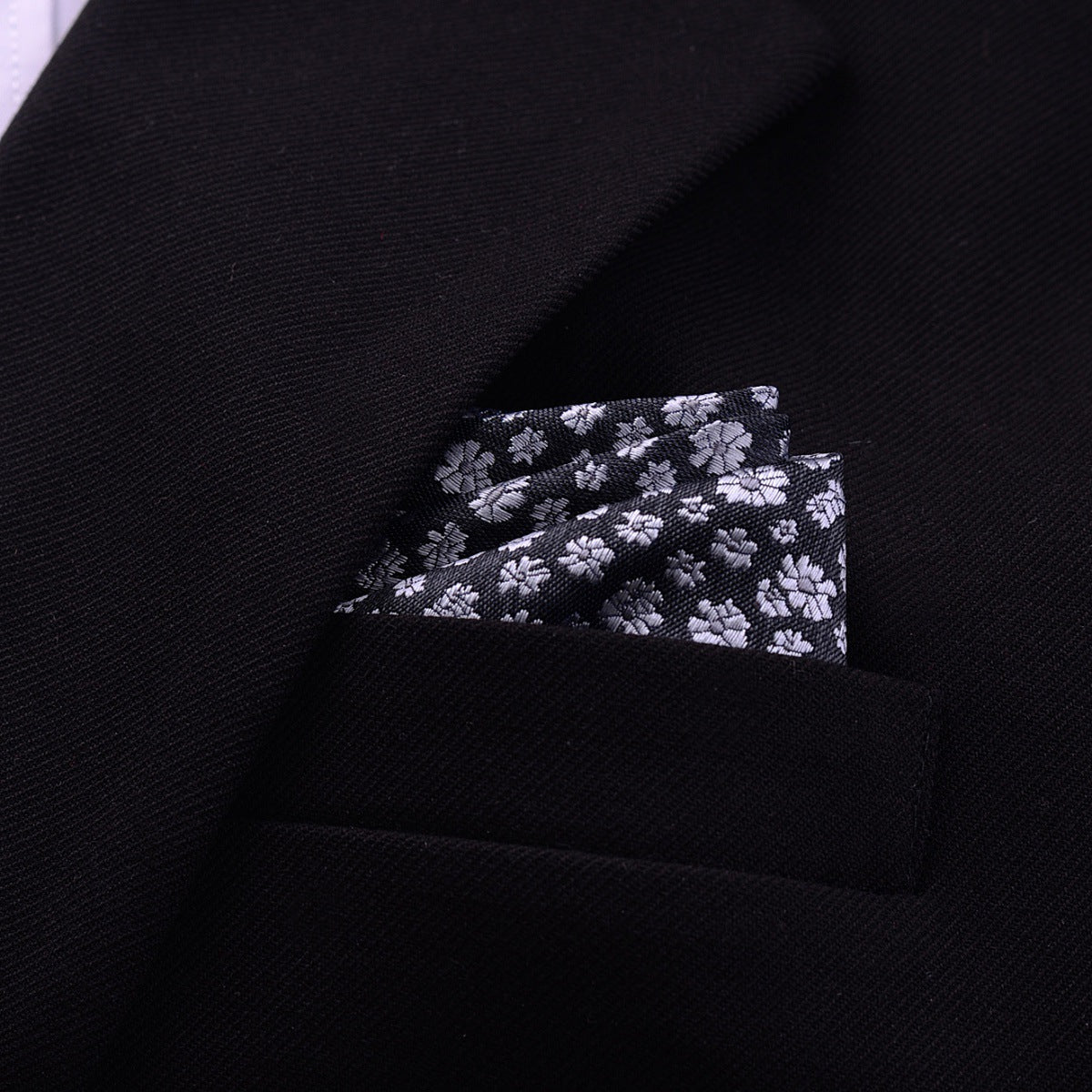 Men's Formal Dress Accessories Business Casual Printing Pocket Square FG09