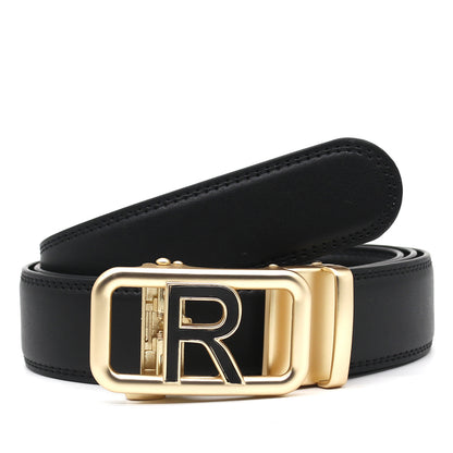 Comfort Click Belt Men's Factory Direct Sales Pants Belt All-match Casual Black 125cm