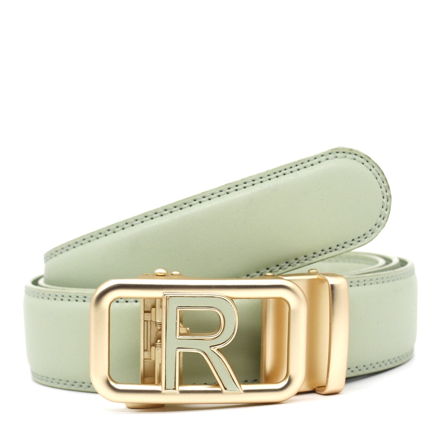 Comfort Click Belt Men's Factory Direct Sales Pants Belt All-match Casual Green 125cm