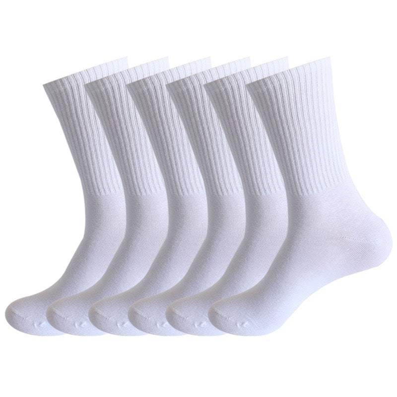 Multi-purpose Buffer Socks High-performance Mid-calf White Free Size